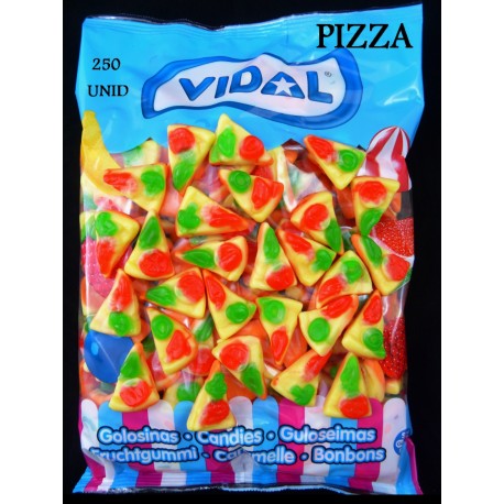 Pizzas de gominola Vidal 1,6 kl aprox.250 Unid.