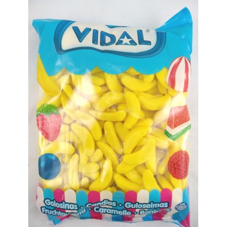 Bananas gominola azucar Vidal 250 unid