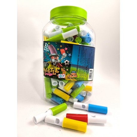 SILBATO CON CARAMELO TARRO TOP CANDY 125U