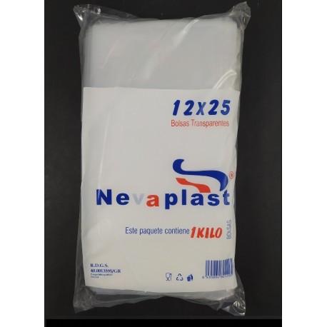 BOLSAS DE PLASTICO 12X25