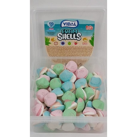 ALMEJAS FOAM SHELLS TARRO 100U VIDAL
