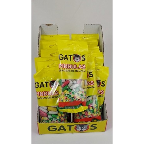 CAJA PINDULAS REGALIZ SAET (20 BOLSAS)