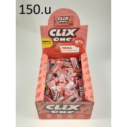 CHICLE CLIX FRESA SIN AZUCAR 150 UNID