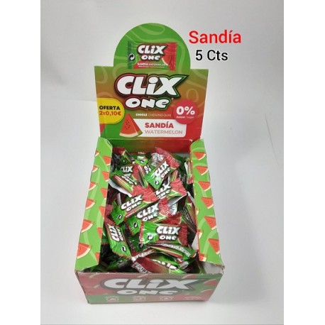 CLIX SANDIA CHICLE SIN AZUCAR 150UDS