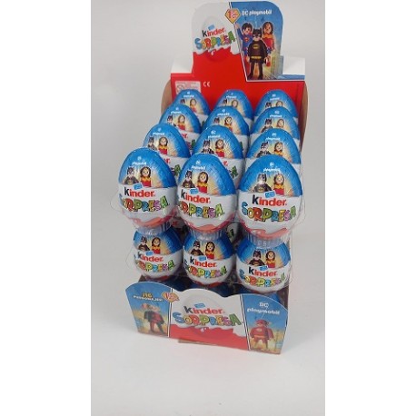 CAJA 36U HUEVOS KINDER PLAYMOBIL